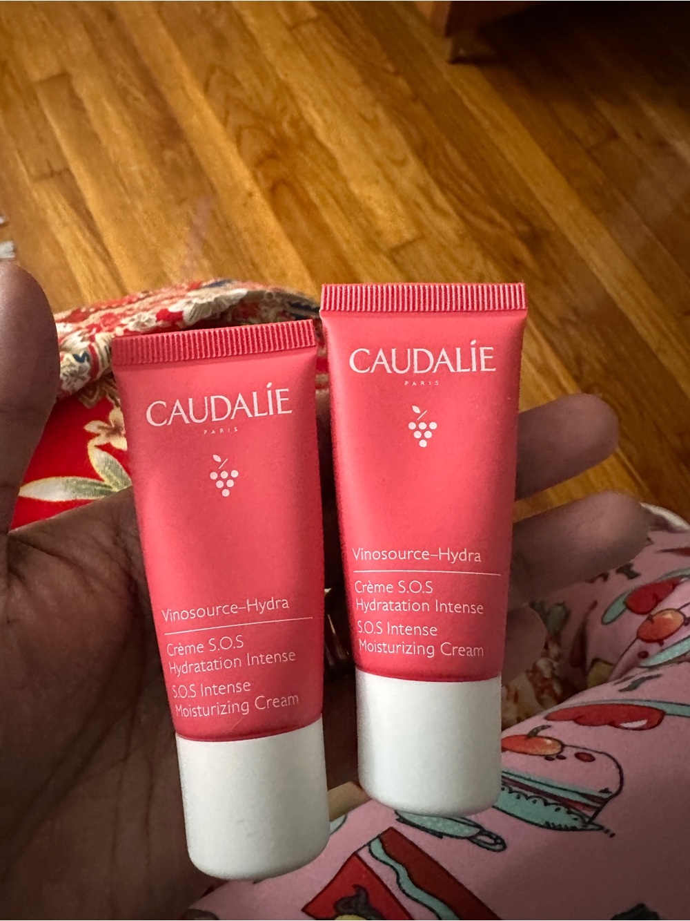 Caudalie Vinosource-Hydra SOS Moisturizing Cream - 5 mL each